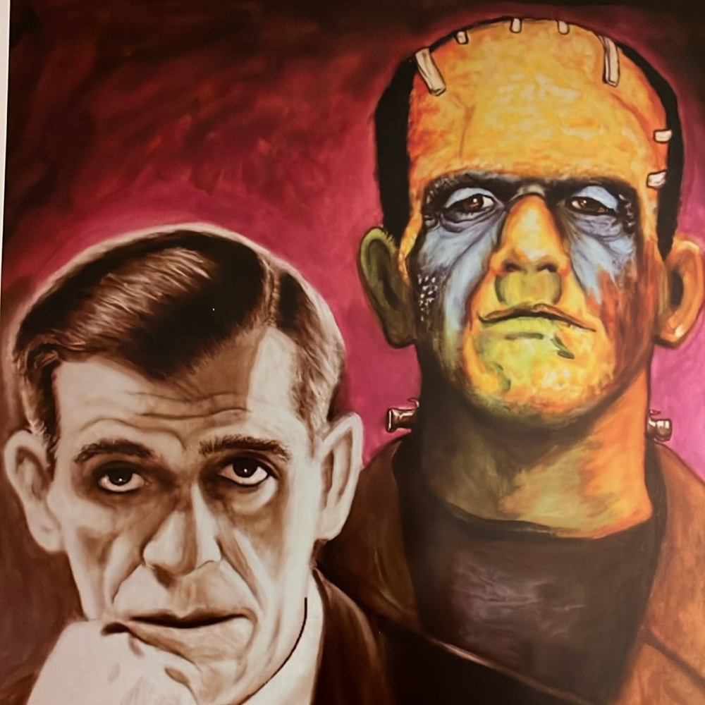 Frankenstein Boris Karloff art print 11x17